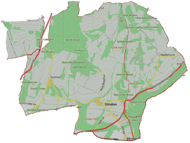 Parish magazine map